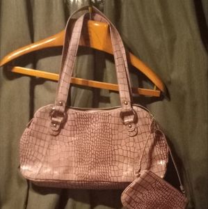 Jones New York pink purse genuine leather only worn once